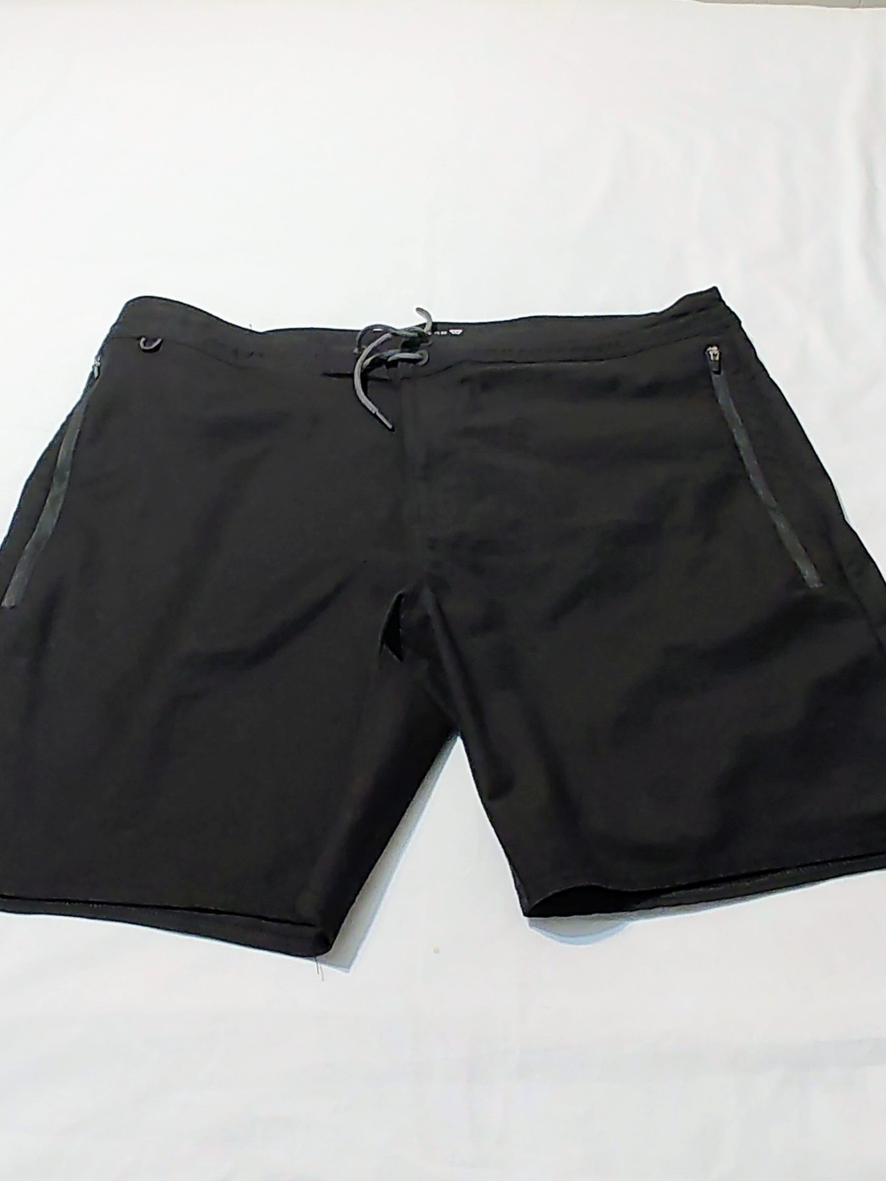 Roark Black Board Shorts with Zip Pockets